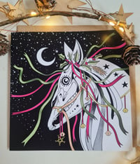 Mari Lwyd - seasonal card