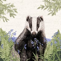 Image 3 of  BADGER GREETING CARD