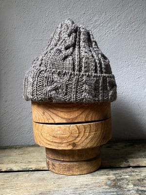 Image of Beanie - Walnut cable £58.00