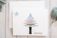 Image 2 of Notecards: Original Maine Flag {Boat} | Bar Harbor Maine