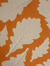 Oak Leaves 01 - Botanical Monoprint - Original Print - A5