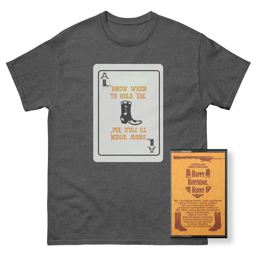 Kenny Rogers Tribute Cassette & T-Shirt Package