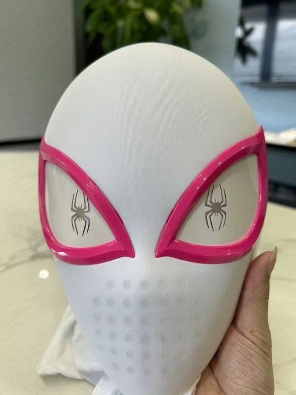 Disney New Spider Man Moving Eye Mask Gwen Eye Touch Glowing Mask