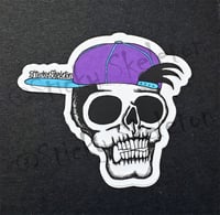 Ballcap Skull sticker