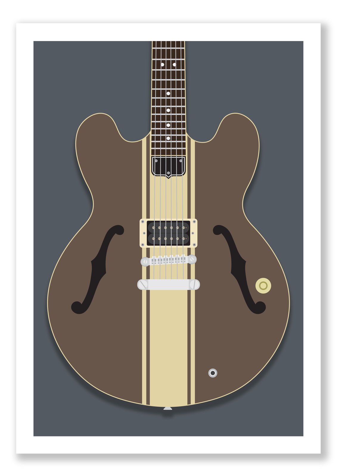 Tom DeLonge - Blink 182 - Signature Gibson ES-333 Print | TRIED & TRUE