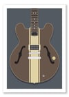 Tom DeLonge - Blink 182 - Signature Gibson ES-333 Print
