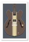 Tom DeLonge - Blink 182 - Signature Gibson ES-333 Print