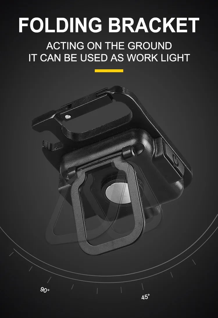 Mini COB Flashlight Keychain Lamp 4 Lighting EDC