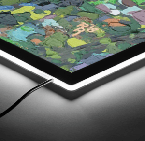 Image of Sunset On Balcony Illuminated Print