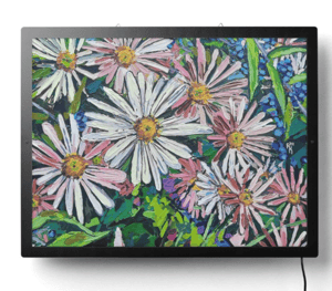 Image of Evelyn's Flowers Illuminated Print