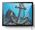 Anchored Illuminated Print