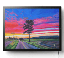 Sunset On Lyona Road Illuminated Print