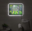 Light On White Birch Illuminated Print