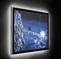 Light In A Dark Winter Illuminated Print