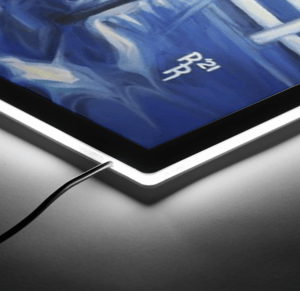 Image of Light In A Dark Winter Illuminated Print