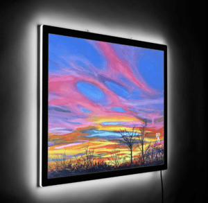 Image of Evening One Illuminated Print