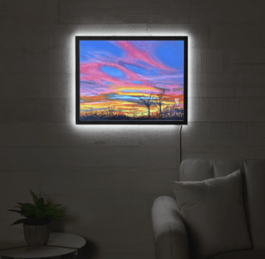 Image of Evening One Illuminated Print