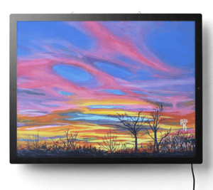 Image of Evening One Illuminated Print