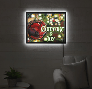 Image of Comfort And Joy Illuminated Print