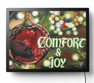 Image of Comfort And Joy Illuminated Print