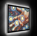 The Secret Of The Seven Stars Illuminated Print