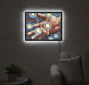 Image of The Secret Of The Seven Stars Illuminated Print