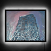 Steel Building Illuminated Prints