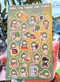 Image 1 of Digit Sticker Sheet