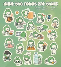 Image 2 of Digit Sticker Sheet