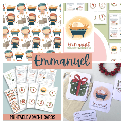 Image of Emmanuel - Advent Cards and Countdown