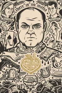 Tony - Icon Print - Gold Heart Variant