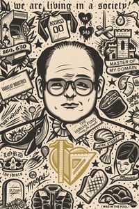 George - Icon Print - Gold Heart Variant