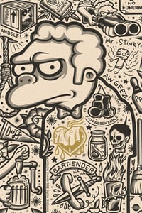 Moe - Icon Print - Gold Heart Variant