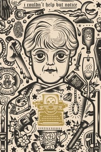 Jessica - Icon Print - Gold Heart Variant