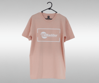 Image 1 of Unisex Malibu Coastal Tee - Pale Pink (was $44.00)