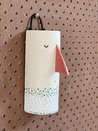 Image of Long Face 2 – hanging ceramic wall vessel