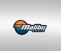 Image 1 of Malibu  Boats Sticker - Black