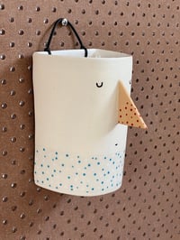 Image of Big Face – hanging ceramic wall vessel