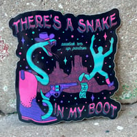 Snake Boot Sticker