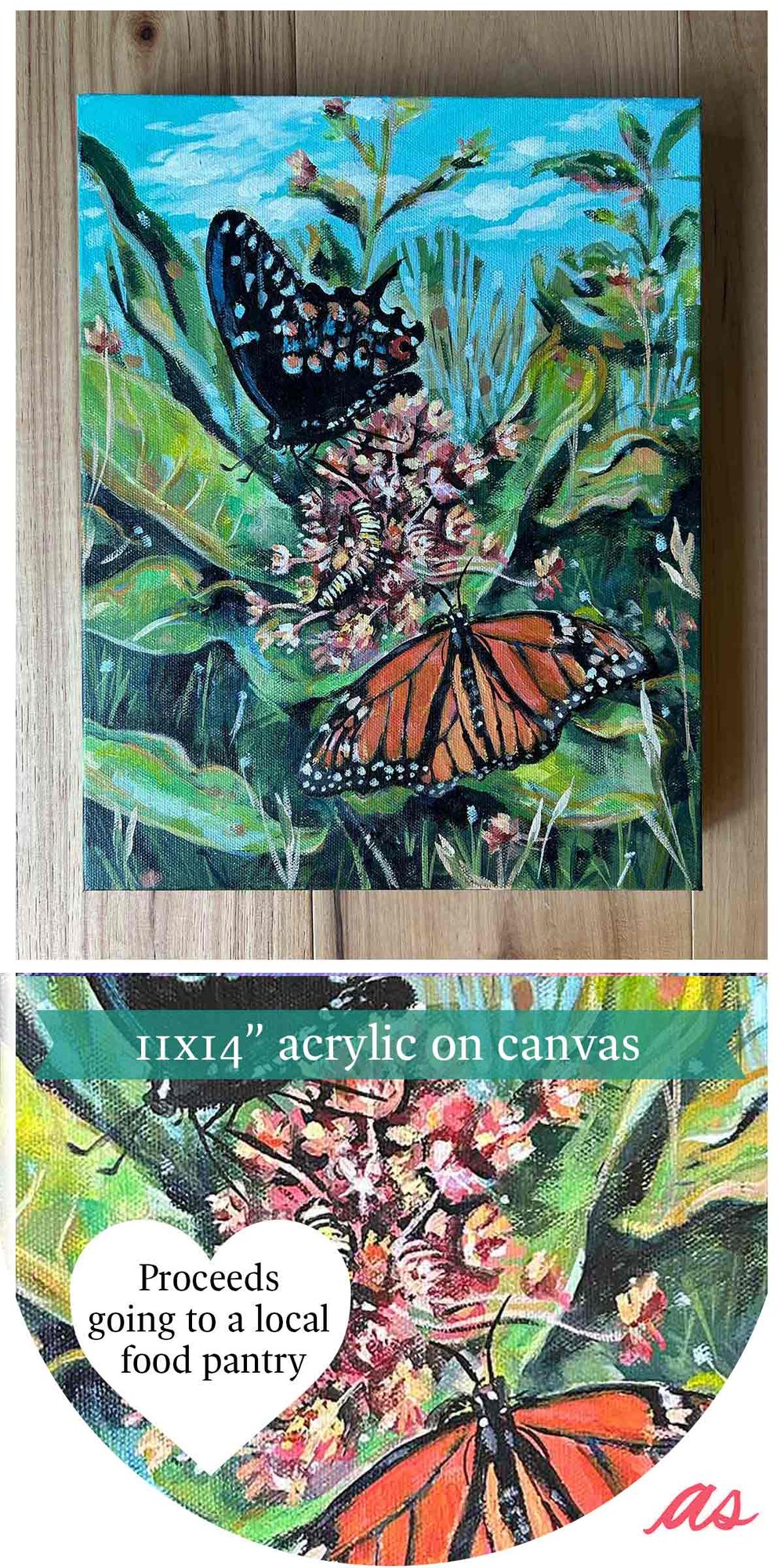 Flutter By – butterflies painting