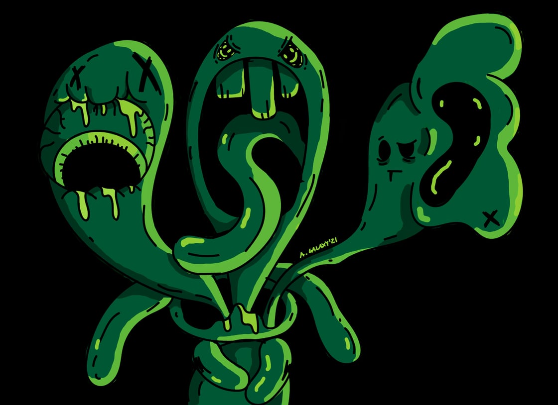 Image of Green Planet - The Keychain Bunny