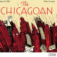 Image 2 of The Chicagoan - June 14, 1926 | Magazine Cover | Vintage Poster