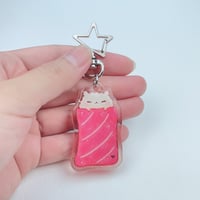 Image 4 of sushi glitter keychain (B graded with discount price)