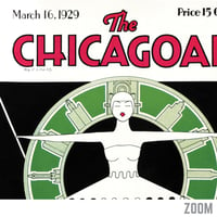 Image 2 of The Chicagoan - March 16, 1929 | Cecil Ogren | Magazine Cover | Vintage Poster