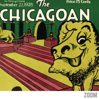 Image 2 of The Chicagoan - September 22, 1928 | Walter Schmidt | Magazine Cover | Vintage Poster