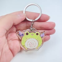 Image 2 of Frog glitter keychain (B graded with discount price)