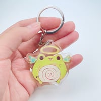 Image 3 of Frog glitter keychain (B graded with discount price)