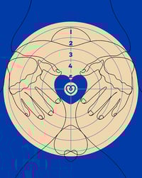 Image 1 of En plein dans le mille (bleu)