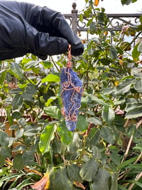 Image 1 of SODALITE WRAPPED COPPER 