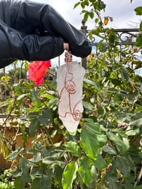 Image 1 of CLEAR QUARTZ WRAPPED ROSE GOLD 